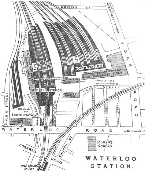 DISTRICT(1888) p141 - Waterloo Station (plan) - London Waterloo station - Wikipedia, the free ...