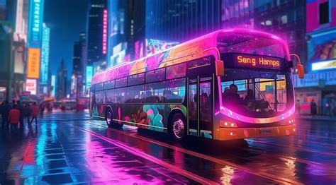 Premium AI Image | A bus with the word song on the front