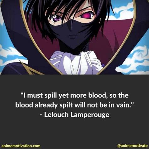 33 Of The Most Thought Provoking Code Geass Quotes | Code geass, Lelouch lamperouge, Anime ...