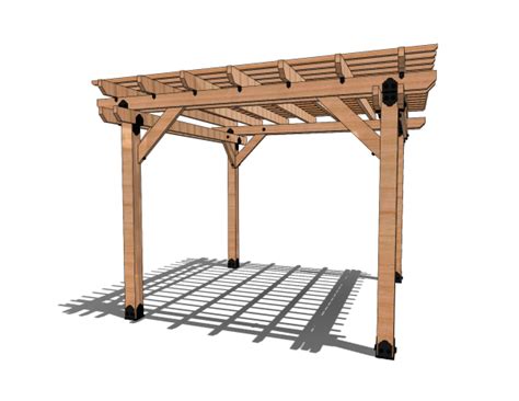 10' x 10' Pergola Kit - Custom Pavilion Kits