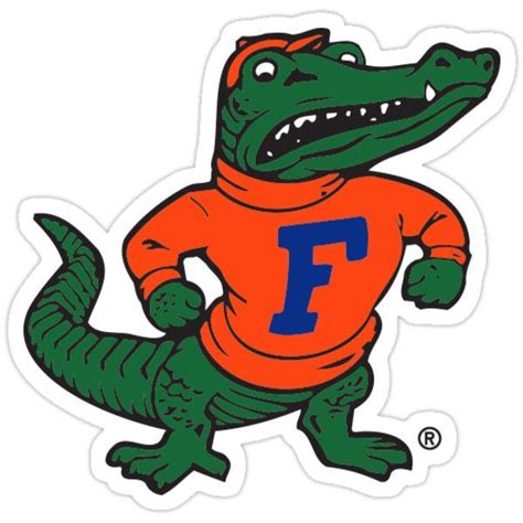 Florida Gators Vintage Albert Sticker | Florida gators logo, Gator logo ...