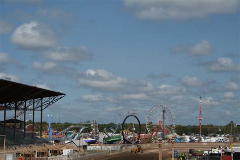 The Grandstand and Midway at the Kansas State Fair | Kansas state, Topeka, State fair