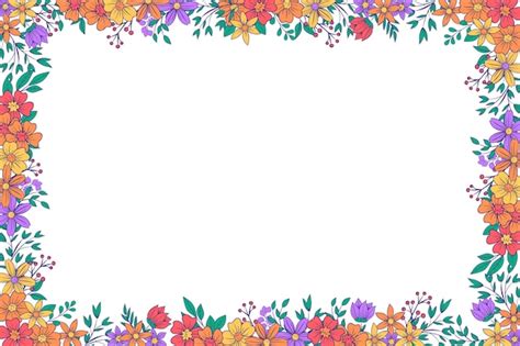 Abstract Flowers Border Images - Free Download on Freepik