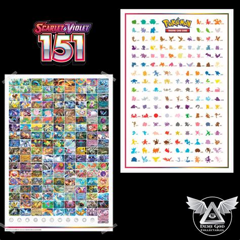 Pokémon 151 Poster – Demi God Collectables