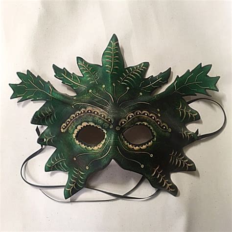 Mask - Green Man - Forest Lord Mask - Jack in the Green - an ideal ...