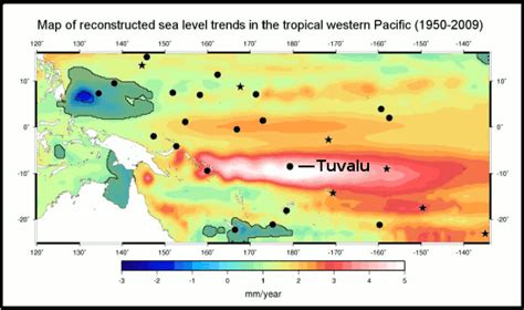 What's happening to Tuvalu sea level?
