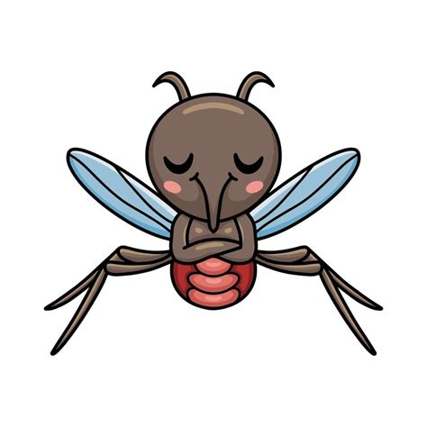 Cute little mosquito cartoon design 12943998 Vector Art at Vecteezy