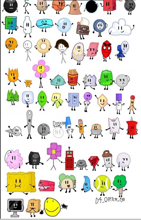 Bfb Characters But Every Character Without Arms Have Them | BFB Amino! Amino