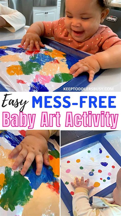 How To Entertain Your Child with Mess-Free Baby Art Activities