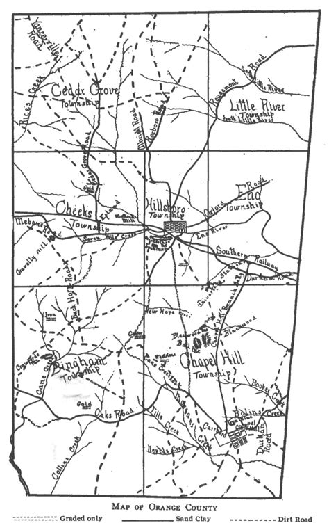 Map of Orange County Roads (by type)