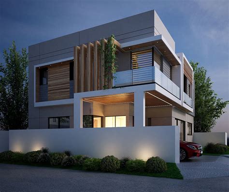 Exterior Render on Behance | House designs exterior, Modern house design, House styles