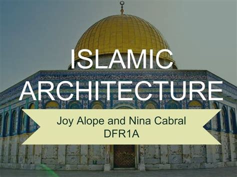 History of islamic architecture