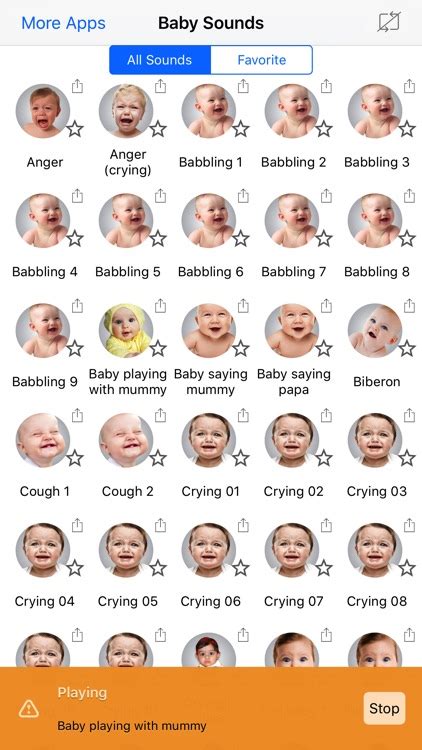 Baby Sounds: sound board of all babies sounds by Hoang Tue