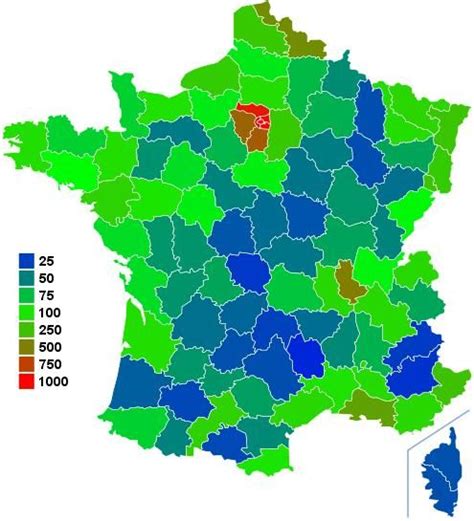 8 best images about Cartes de la population on Pinterest | Frances o'connor, Map of france and ...