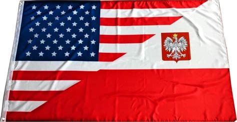 Amazon.com : Polish American Flag 3 x 5 Foot Poland Flag, Double sided American-Polish ...