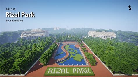 Rizal Park in Minecraft Philippines (City of Manila) by JSTCreations - YouTube