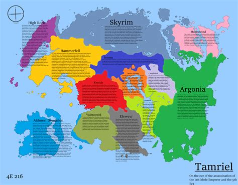 My Post Skyrim Tamriel Map: Special Edition! : r/ElderScrolls