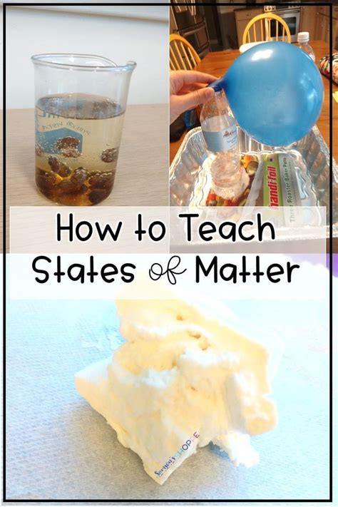 How to Teach a Unit on States of Matter | Matter science, States of matter, Matter for kids