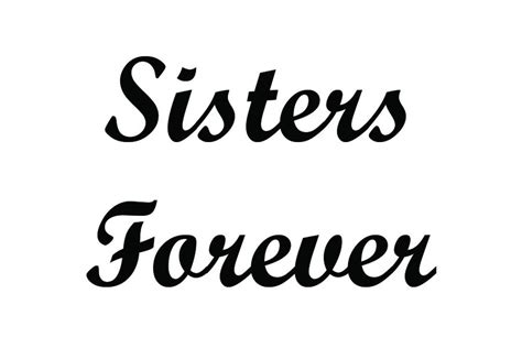 Sisters Forever Temporary Tattoo - Etsy