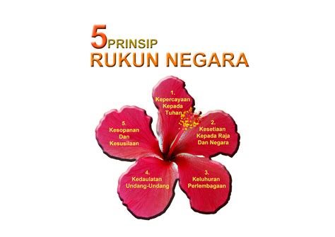 Bunga Raya Dan Prinsip Rukun Negara