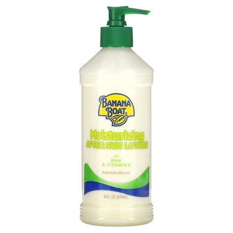 Banana Boat, Moisturizing After Sun Lotion with Aloe & Vitamin E, 16 fl oz (473 ml)