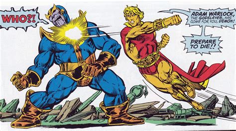 Thanos vs Thanos and Adam Warlock - Battles - Comic Vine