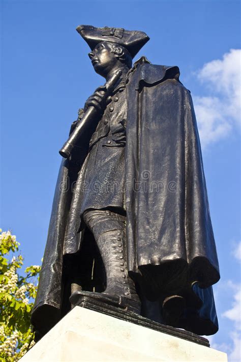 General James Wolfe Statue in Greenwich Park Stock Photo - Image of ...