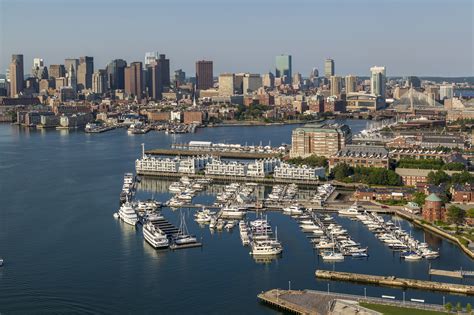 Charlestown Marina, Boston Harbor in Charlestown, MA, United States ...