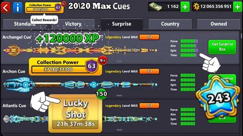 8 ball pool Upgrade 20 Legendary Cue To Level Max 😱 120K XP - YouTube