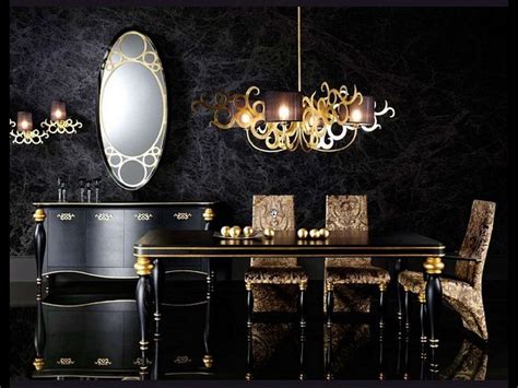 Luxury Gold and Black Furniture for Modern Interiors