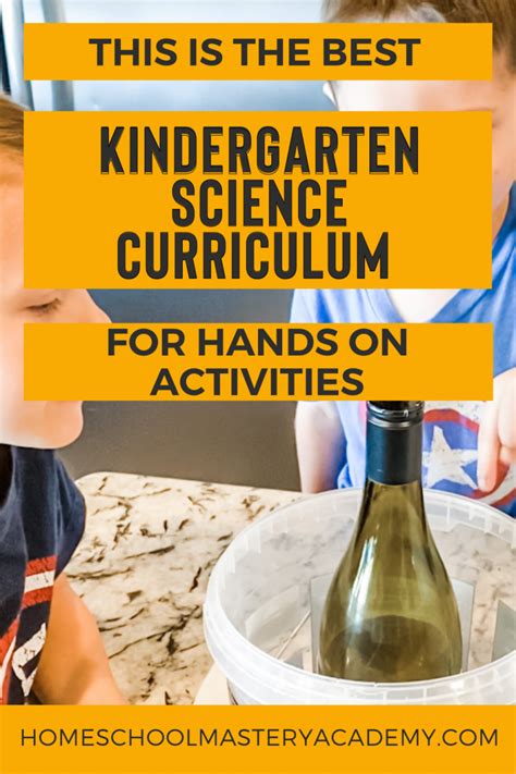 This Kindergarten Science Curriculum Is The Best For Hands On Activities