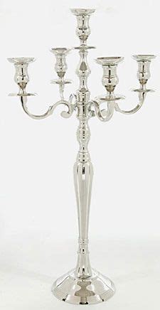 Check out the deal on 5 Arm Candelabra - 32 Inches Nickel Plated For Pillar and Taper Candles at ...