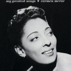 Carmen McRae - My Greatest Songs (1992, CD) | Discogs