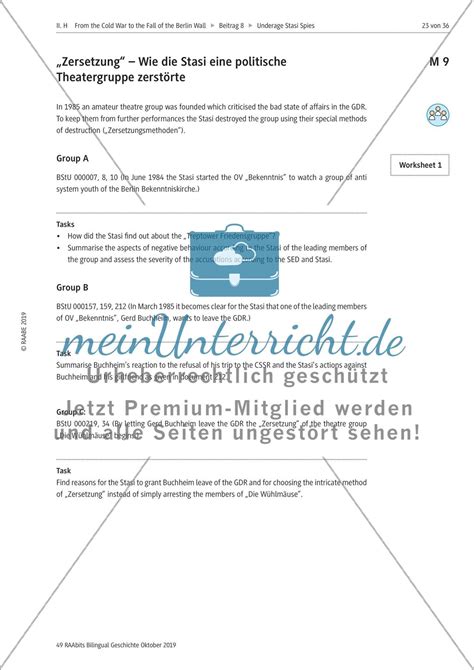 The Stasi files – Analysis of six original Stasi files concerning adolescent IMs - meinUnterricht