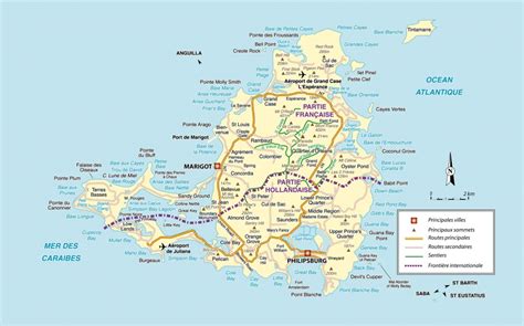 Printable Road Map Of St Maarten - Printable Maps