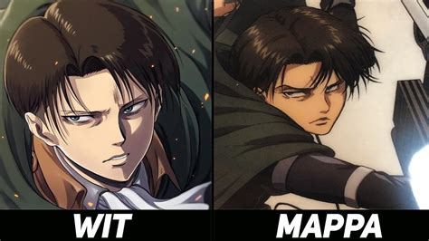 Character Design Comparison Wit Studio vs Mappa - Attack on Titan ...