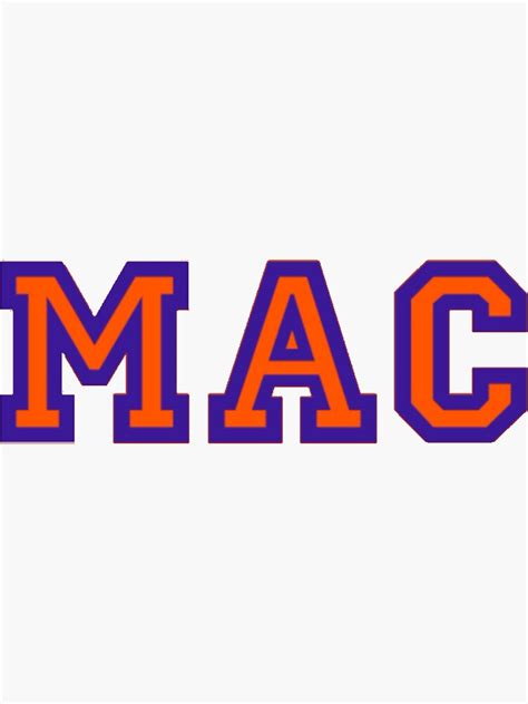 "Macalester" Sticker by machasgear | Redbubble