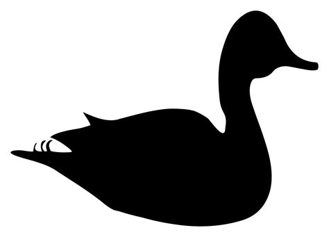 Duck Silhouette Clip Art - ClipArt Best