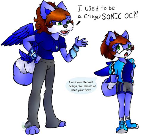 From cringey Sonic OC to cringey fursona by BladeFoxfairy on DeviantArt