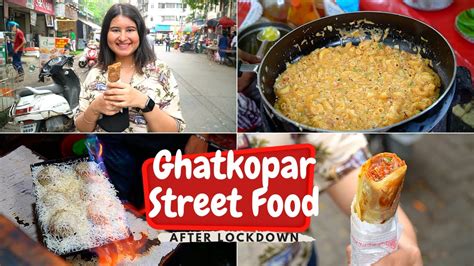 Ghatkopar Street Food (KHAU GALLI) | Pizza Shots, Frankie, Jalebi Fafda ...