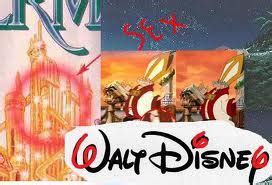 Disney 6 6 6 (666) logo - Walt Disney logos - Illuminati symbolism & sign