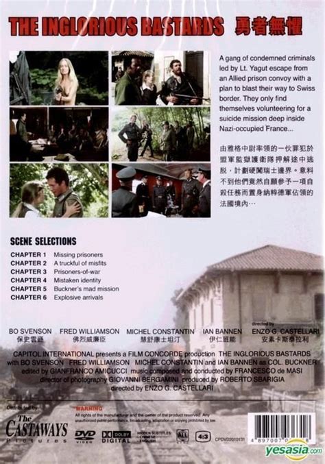 YESASIA: The Inglorious Bastards (1978) (DVD) (Hong Kong Version) DVD ...