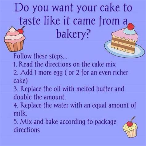 Seriously this works! I love it and it makes my cakes taste AMAZING!!!😊