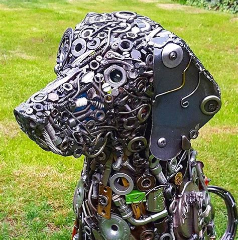 Artist Turns Nuts Bolts and Scrap Metal Into Life-Size Animal ...