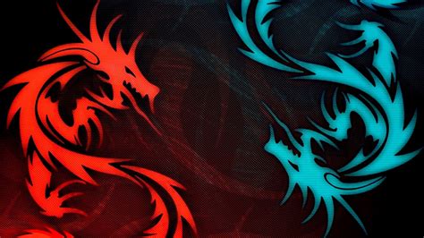 MSI Blue Dragon Wallpaper