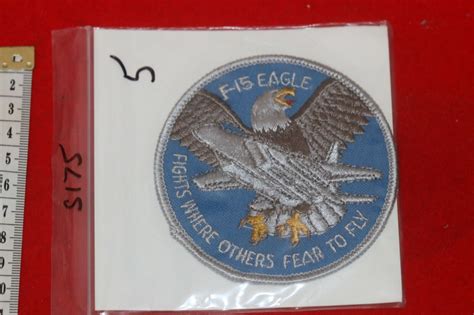 US AIR FORCE SQUADRON SQDN PATCH F-15 EAGLE - AB Insignia