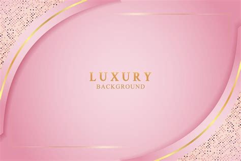 Luxury Pink Background with Gold and Glitter Texture