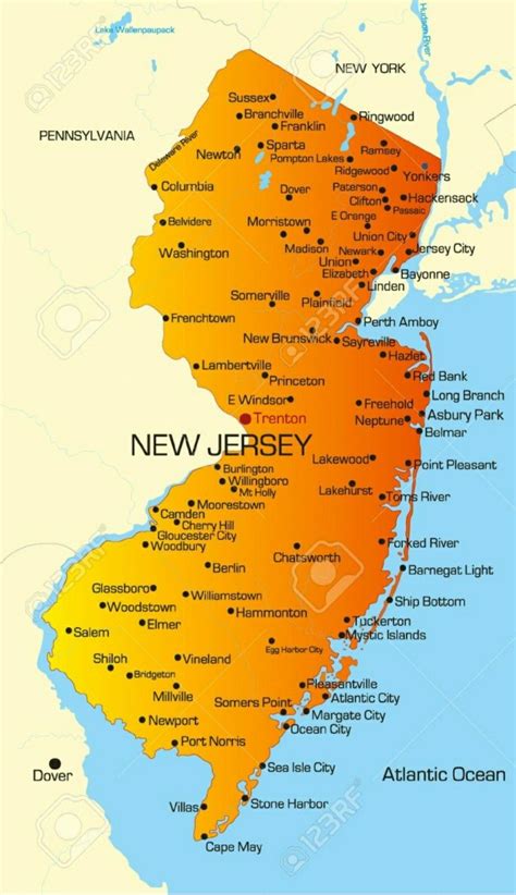 new jersey maps cities and towns - For Successful Blogs Efecto