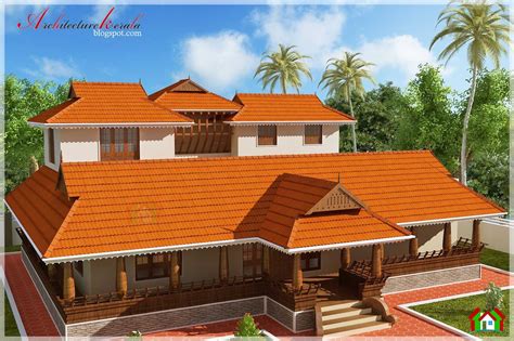 Nalukettu House Plan And Elevation Designs Traditional | Hot Sex Picture