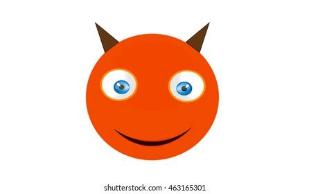 Devil Emoticon Horns Emoji Vector Illustration Stock Vector (Royalty Free) 1177835194 | Shutterstock